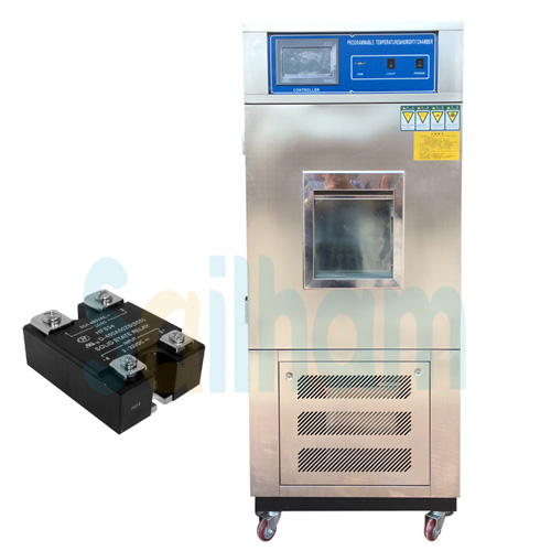 固態(tài)繼電器和恒濕試驗箱正面圖